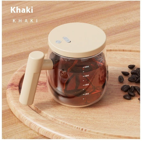 Smart Stirring Glass Mug